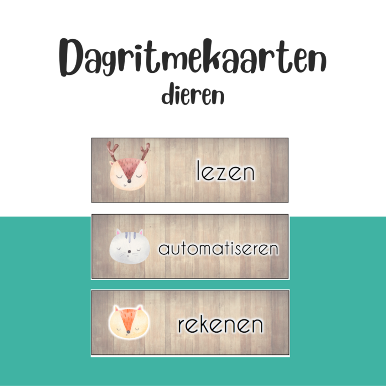 dagritmekaarten-dieren-middenbouw-bovenbouw