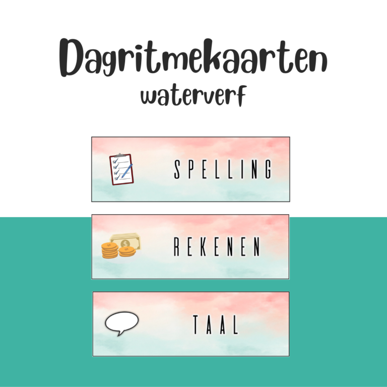 dagritmekaarten-waterverf-klaslokaal-middenbouw-bovenbouw