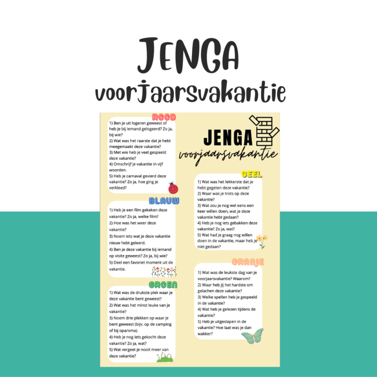 jenga-voorjaarsvakantie-vakantie-bespreken-onderwijs