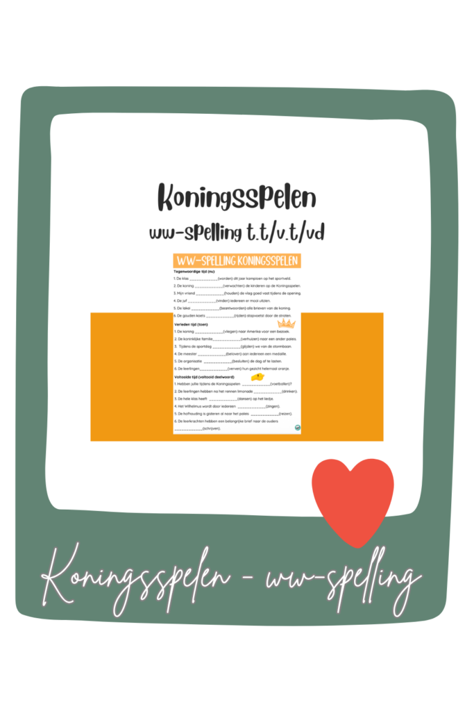 werkblad-ww-spelling-koningsspelen-bovenbouw