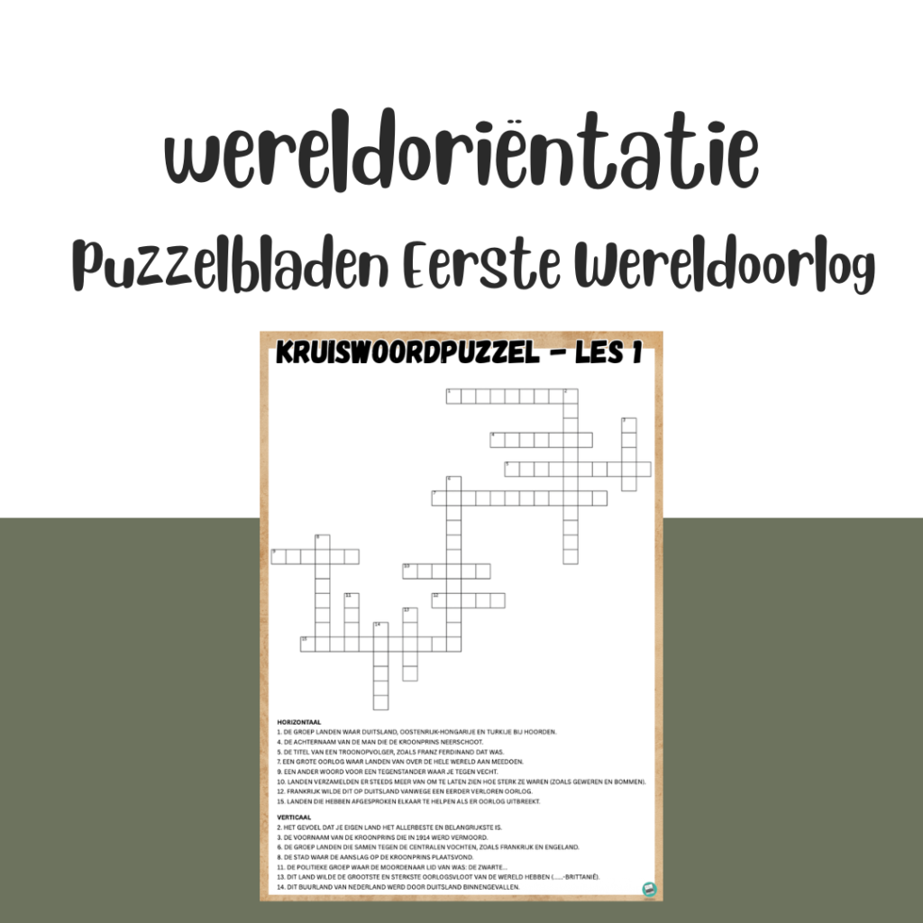 puzzelwerkbladen-eerste-wereldoorloog-bovenbouw-juftessateaches