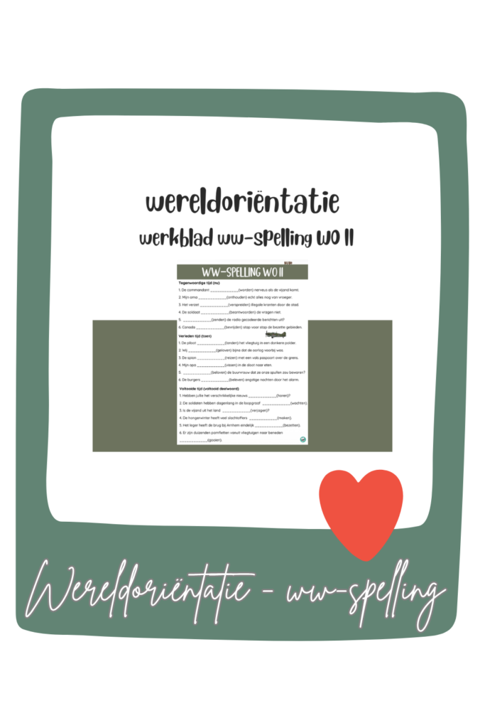 werkblad-ww-spelling-tweede-wereldoorlog-groep7-groep8