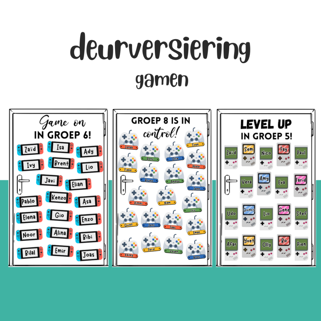 deurversiering-gamen-klaslokaal-middenbouw-bovenbouw